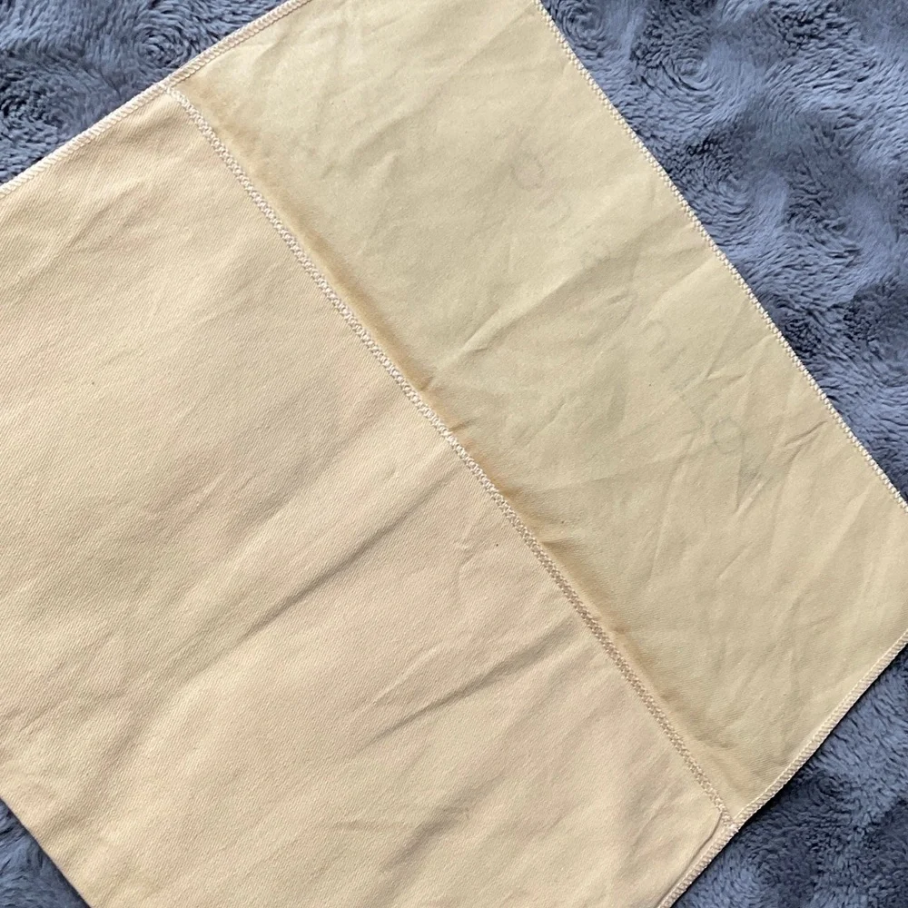 Louis Vuitton Pale Yellow Dust Bag with Logo